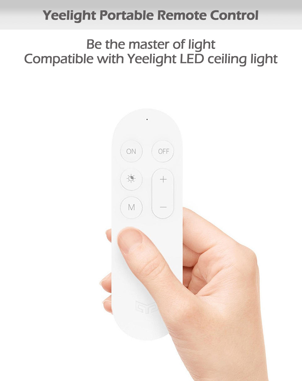 Yeelight Remote Control Transmitter for Smart LED Ceiling Light Lamp ( Xiaomi Ecosystem Product ) - White
